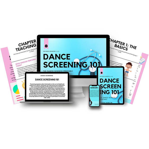 Dance Screening 101